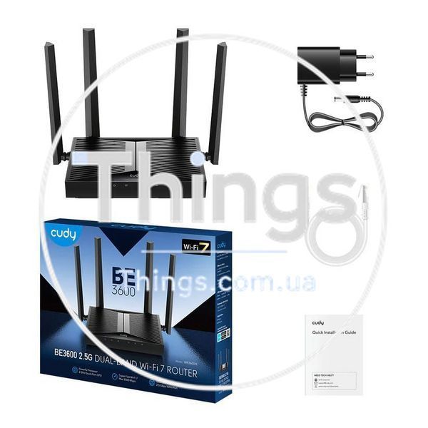 WiFi 7 Mesh-маршрутизатор Cudy WR3600H 2.5G дводіапазонний BE3600 K3-73-00557 фото