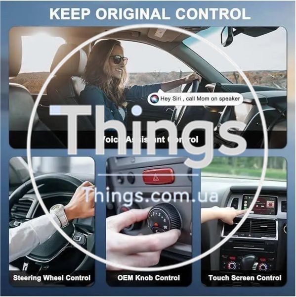 Автомобильный адаптер для беспроводной связи CarPlay и Apple Wireless Car Adapter K1-000335 фото
