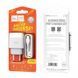 Home Charger 2.4A 2U USB C Cable (1m) Hoco C73A &mdash; White K2-000068642 фото 2