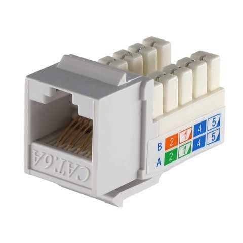 Модуль KeyStone RJ45 UTP, кат. 5e, 6, 6a, 110, Slim, W - 16.6 мм CM-10436 фото