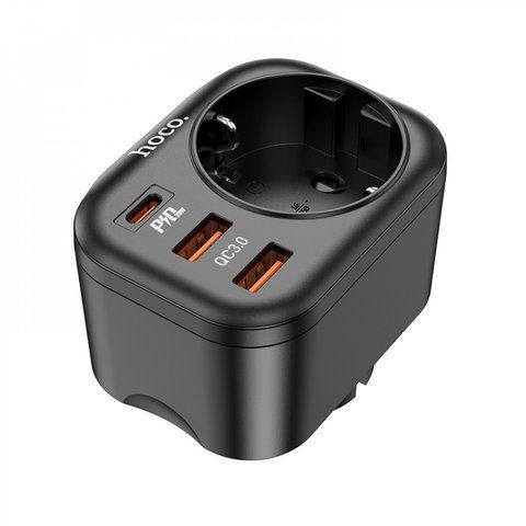 Home Charger 20W PD 2U Hoco NS3 &mdash; Black К2-000077487 фото