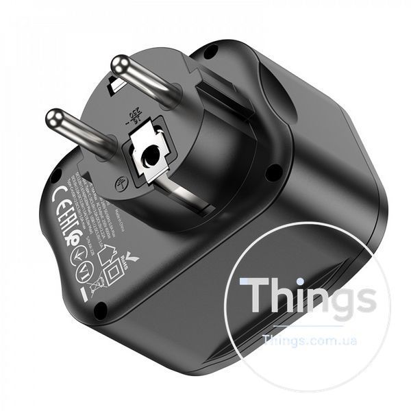 Home Charger 20W PD 2U Hoco NS3 &mdash; Black К2-000077487 фото