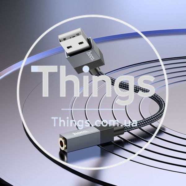 Adapter USB A To 3.5 Hoco UPA32D &mdash; Black К2-000081139 фото