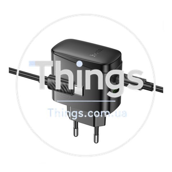 Мережевий Зарядний Пристрій Hoco CS63A 1USB/1USB-C PD65W/QC GAN+Type-C to Type-C Од1-00045171 фото
