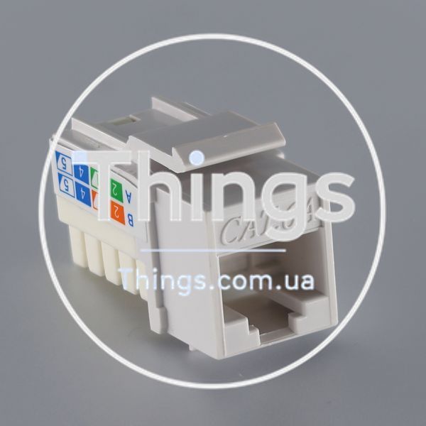 Модуль KeyStone RJ45 UTP, кат. 5e, 6, 6a, 110, Slim, W - 16.6 мм CM-10436 фото