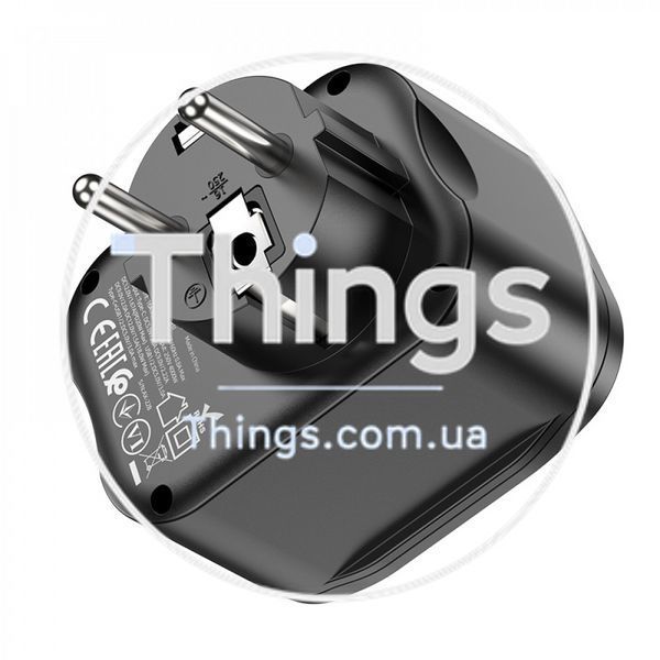 Home Charger 20W PD 2U Hoco NS3 &mdash; Black К2-000077487 фото