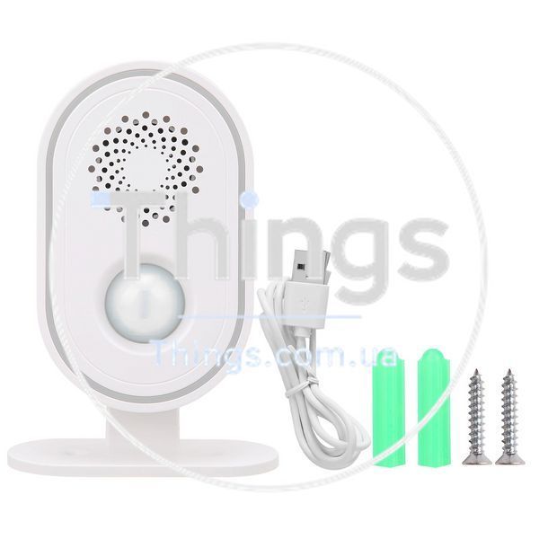 Autonomous WiFi motion sensor with siren YOSO Dmotion-WIFI-03 TUYA battery powered built-in YT-27625 фото