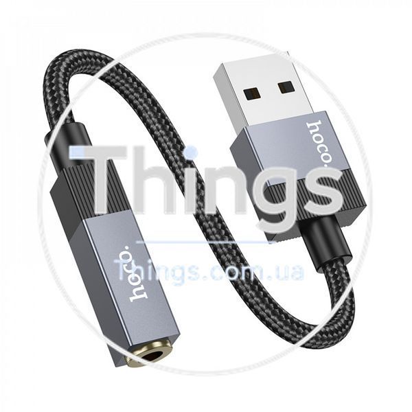 Adapter USB A To 3.5 Hoco UPA32D &mdash; Black К2-000081139 фото