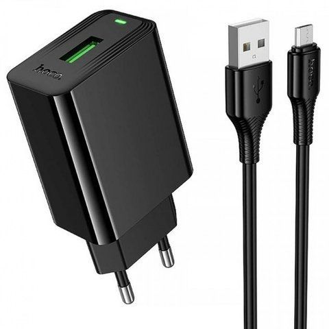 Home Charger 2.1A 1U Micro Cable (1m) Hoco CS92A K2-000082709 фото