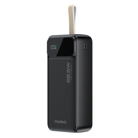 Повербанк 30000 mAh Choetech B730 Black 22.5W QC3.0 PD3.0 K3-43-00116 фото