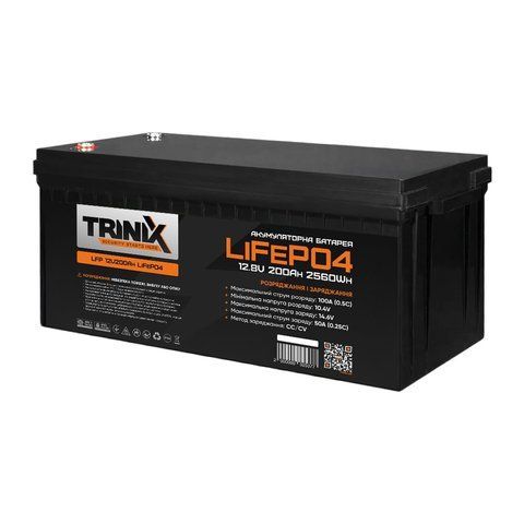 Акумуляторна батарея літій-залізо-фосфатна 12.8В 200А*год Trinix LFP 12V200Ah LiFePO4 K3-44-00055 фото