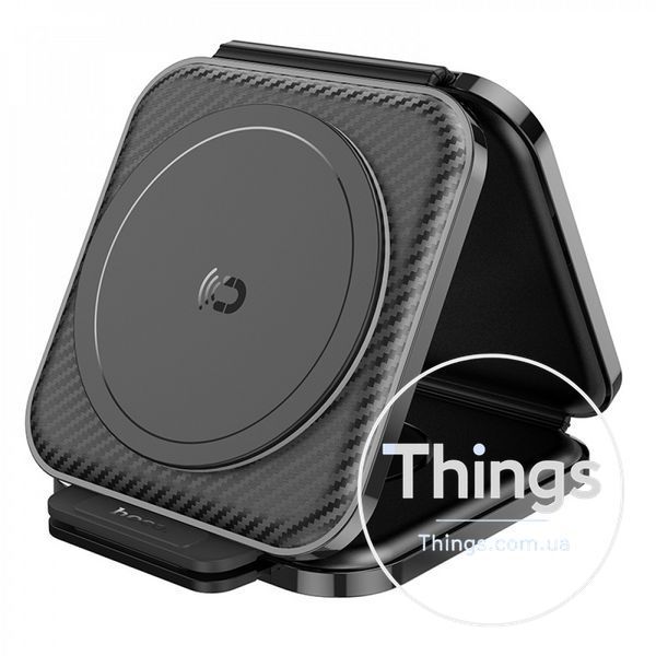 Magnetic Wireless Charger 3 in 1 Hoco CQ4 &mdash; Black К2-000078189 фото