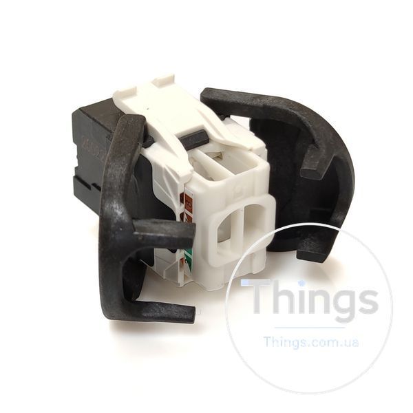 Модуль Keystone UTP RJ45 кат. 6А, чорний, Corning CM-9549 фото