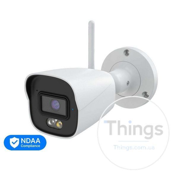 Комплект IP-відеонагляду на 2 камери TVT IP-Video Kit 2x5Mp (B) WiFi: 2 циліндричні 5Mp WiFi відеокамери + 4-канальний 8Mp відеореєстратор K3-77-00327-77-00472-3 фото