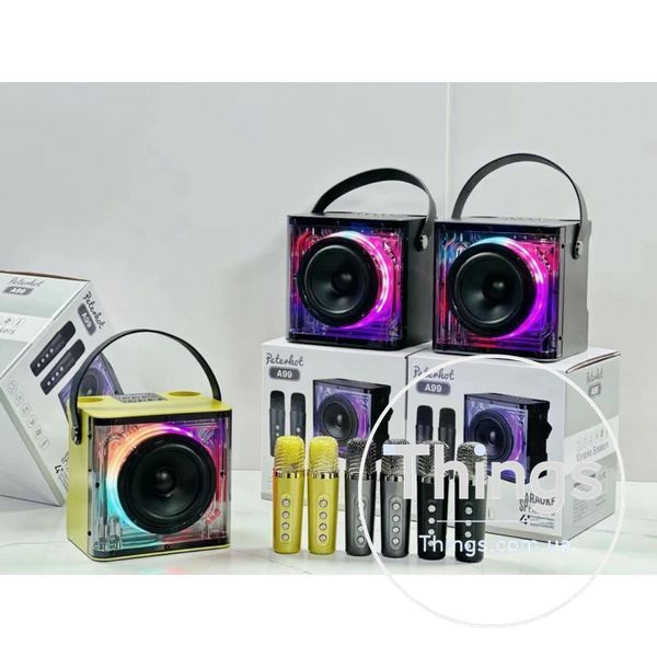 Bluetooth Speaker & 2 Microphones CL-227 &mdash; Black К2-000078667 фото