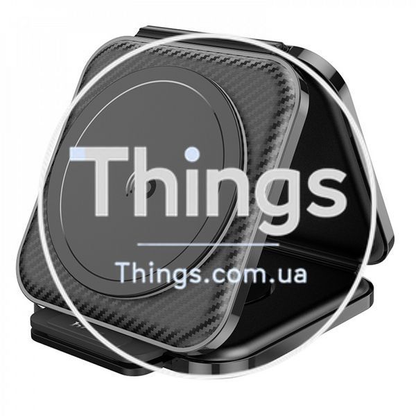 Magnetic Wireless Charger 3 in 1 Hoco CQ4 &mdash; Black К2-000078189 фото