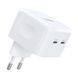 Мережевий зарядний пристрій Choetech Q5008 PD35W 2xUSB-C White K3-43-00173 фото 1