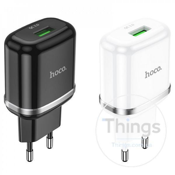 Home Charger | 18W | QC3.0 &mdash; Hoco N3 &mdash; Black К2-000071422 фото