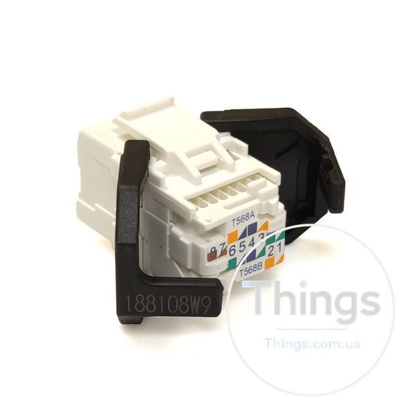 Модуль Keystone UTP RJ45 кат. 6, білий, Corning CM-2939 фото