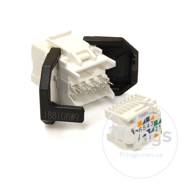 Модуль Keystone UTP RJ45 кат. 6, білий, Corning CM-2939 фото