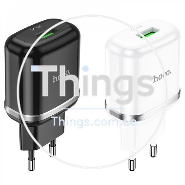 Home Charger | 18W | QC3.0 &mdash; Hoco N3 &mdash; Black К2-000071422 фото
