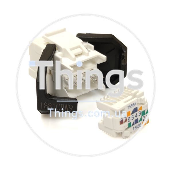 Модуль Keystone UTP RJ45 кат. 6, белый, Corning CM-2939 фото