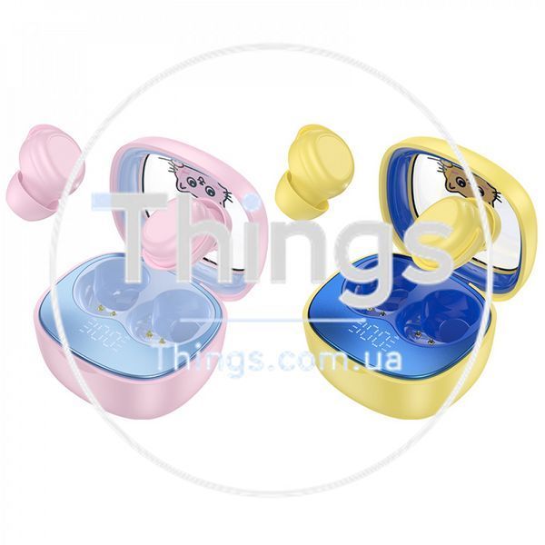 Bluetooth гарнітура TWS Hoco EW111 &mdash; Pink К2-000080729 фото