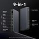 Док-станція 9 в 1 UGREEN Revodok Pro CM615 Type-C концентратор 4K HDMI DisplayPort RJ45 PD100W K1-000068 фото 2