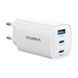 Мережевий зарядний пристрій Choetech PD9006 PD65W GAN USB-A+2xUSB-C White K3-43-00171 фото 1