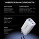 Мережевий зарядний пристрій Choetech PD9006 PD65W GAN USB-A+2xUSB-C White K3-43-00171 фото 7