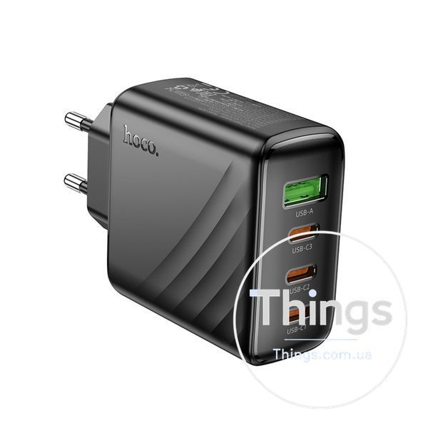 Мережевий Зарядний Пристрій Hoco CS27A 3USB-C/1USB PD/QC 67W Од1-00045252 фото