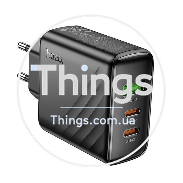 Мережевий Зарядний Пристрій Hoco CS26A 2USB-C/1USB PD/QC 45W Од1-00045255 фото