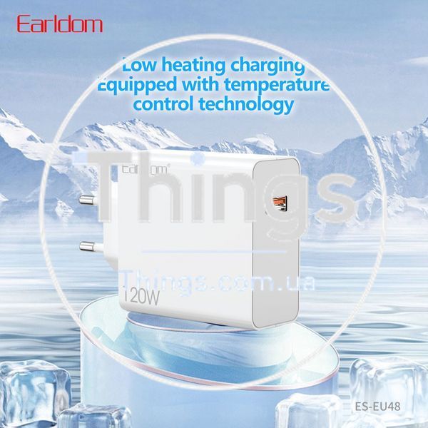 Home Charger | 120W | 1U | USB C Cable (1m) &mdash; Earldom ES-EU48 K2-000083378 фото