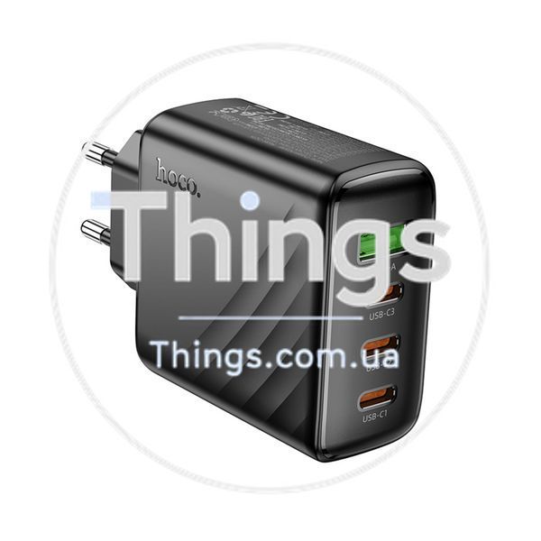 Мережевий Зарядний Пристрій Hoco CS27A 3USB-C/1USB PD/QC 67W Од1-00045252 фото