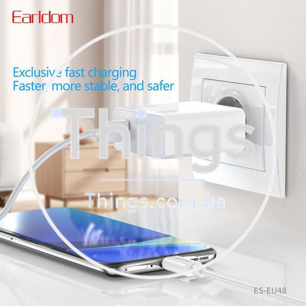 Home Charger | 120W | 1U | USB C Cable (1m) &mdash; Earldom ES-EU48 K2-000083378 фото