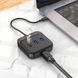 USB Ethernet Adapter Easy link 4-in-1 Gigabit USB C to USB3.0*3+RJ45(L=0.2M) Hoco HB35 &mdash; Black К2-000078133 фото 5