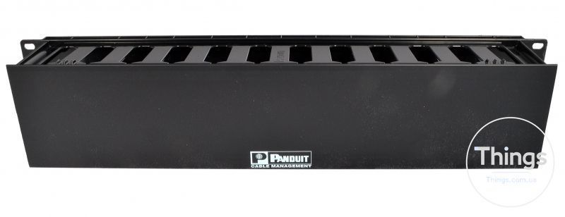 Панель розводки кабелів 2U, одностороння, Panduit CM-1050 фото