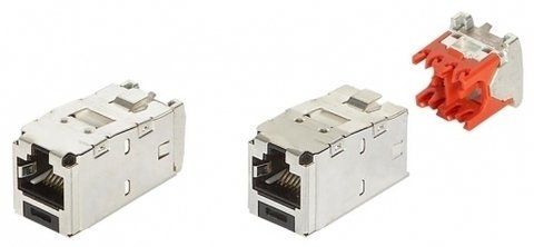 Модуль Mini-Com RJ45 FTP, кат.5е, Panduit CM-881 фото
