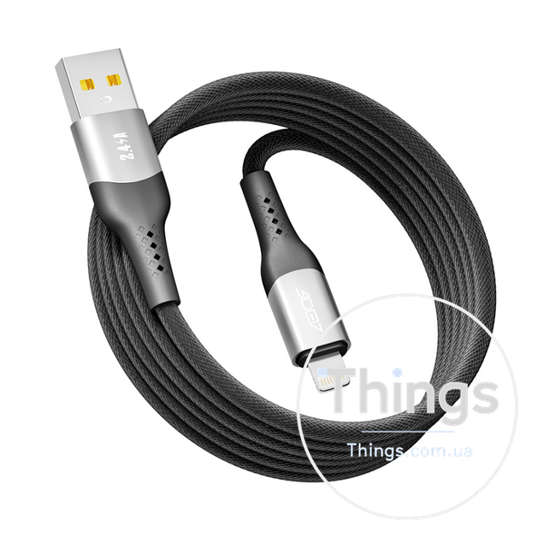 Кабель USB Ridea RC-US42 UltraStrong Lightning 12W 2m Од1-00041764 фото