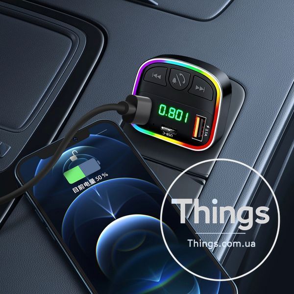 Fm Modulator MP3 | Car Charger | 3.0A | 2U | 1C &mdash; Earldom ET-M118 K2-000083534 фото