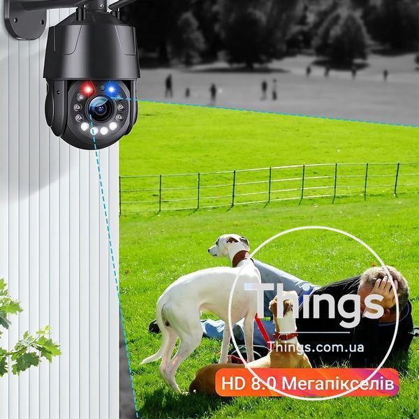 IP PTZ-відеокамера з WiFi 8Mp Light Vision VLC-9808-PTZ20(CamHi) f=4.7-94mm 20x, з мікрофоном K3-75-00346 фото