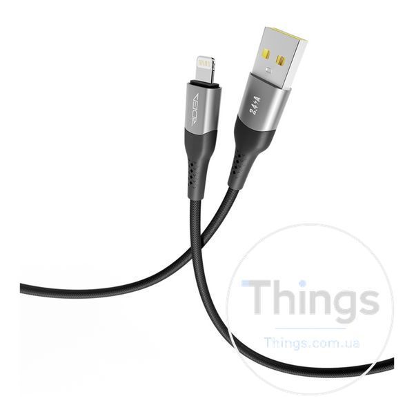 Кабель USB Ridea RC-US42 UltraStrong Lightning 12W 2m Од1-00041764 фото