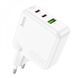 Home Charger 65W GaN 2PD QC 3.0 Hoco C115A &mdash; White K2-000078184 фото 1