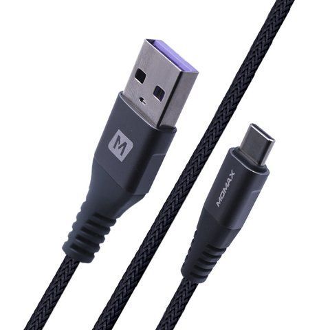 Кабель USB C 5A (2m) &mdash; Momax DA18E Space Gray K2-000068335 фото