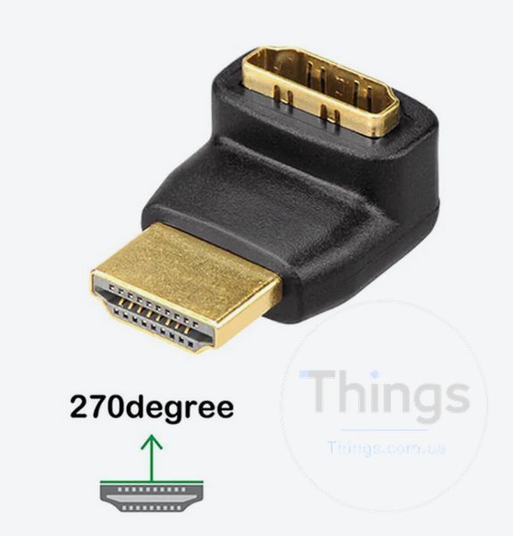 Адаптер VCELINK HDMI 270 градусів K1-000281 фото