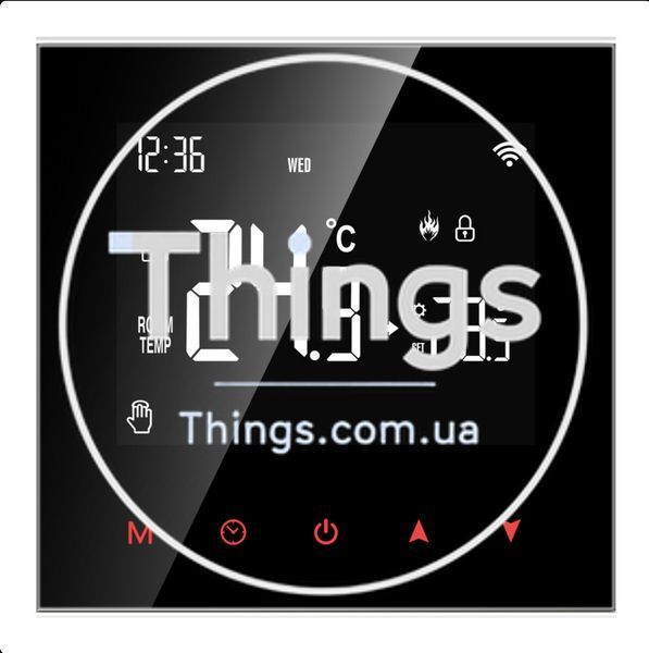 Термостат Avatto Smart Heating Thermostat ZWT100 3A Wi-Fi Tuya (WT100-WH-3A) K1-000380 фото
