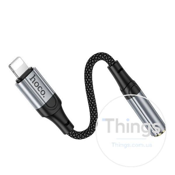 Перехідник Hoco LS36A iP to AUX 3.5mm (Female) 12cm Од1-00047936 фото