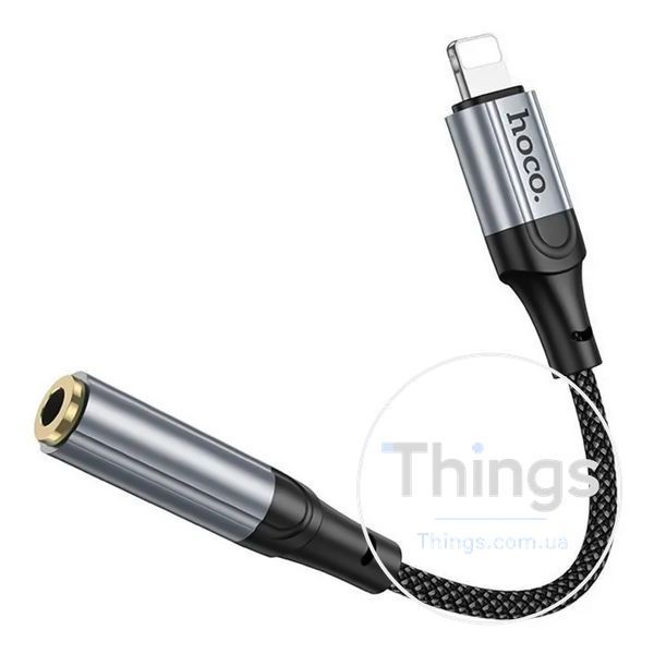 Перехідник Hoco LS36A iP to AUX 3.5mm (Female) 12cm Од1-00047936 фото