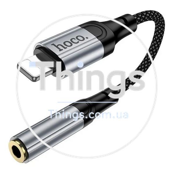Перехідник Hoco LS36A iP to AUX 3.5mm (Female) 12cm Од1-00047936 фото