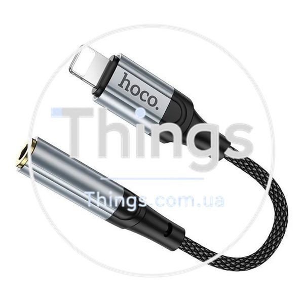 Перехідник Hoco LS36A iP to AUX 3.5mm (Female) 12cm Од1-00047936 фото